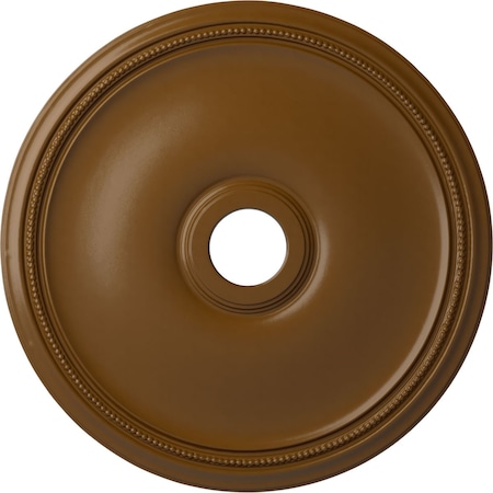 Ekena Millwork Theia Ceiling Medallion (Fits Canopies up to 6 3/4"), 24"OD x 3 5/8"ID x 1 3/4"P, Smokey Topaz CM24THSTF